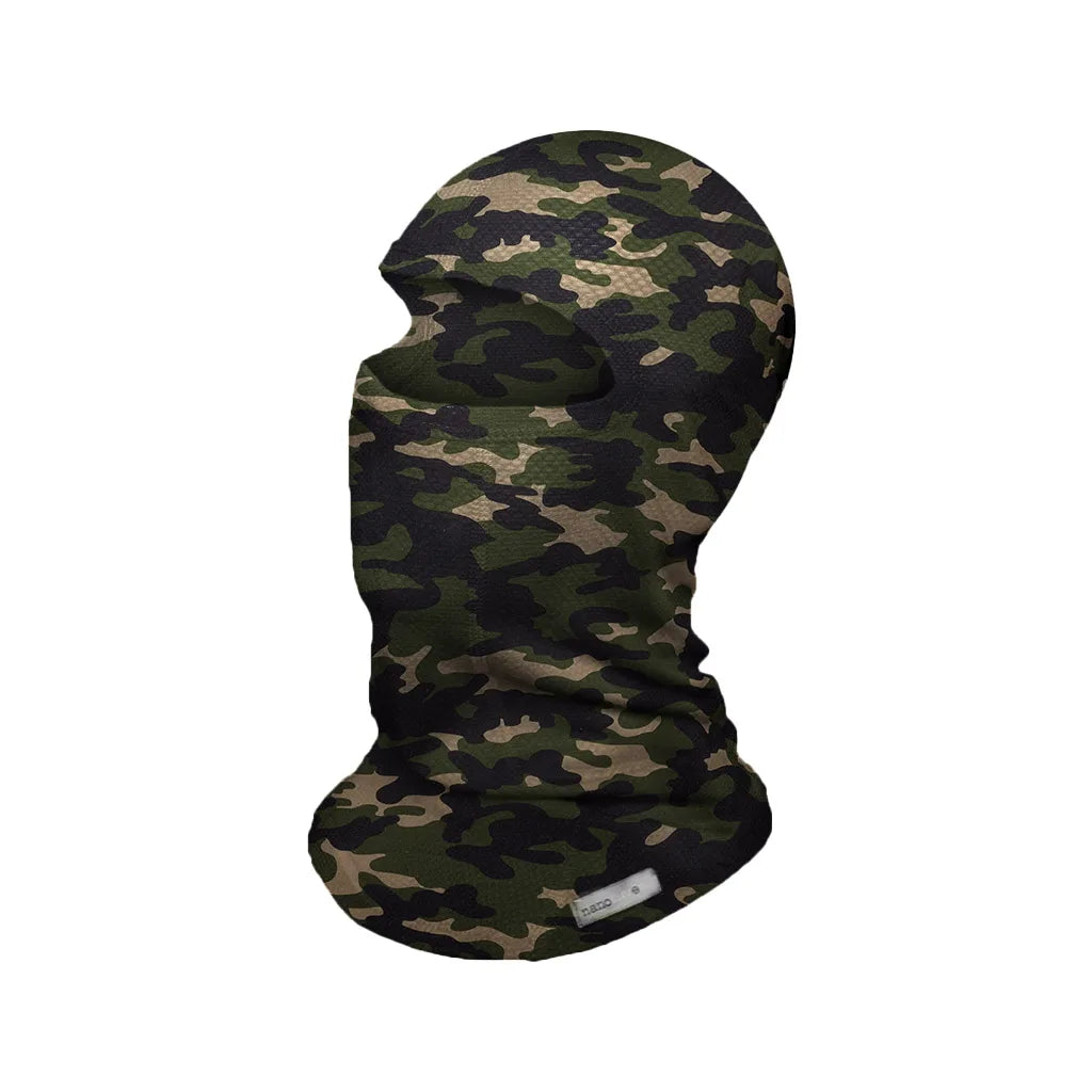 Kukla Nanosilver Camo ski & moto zelená maskáč