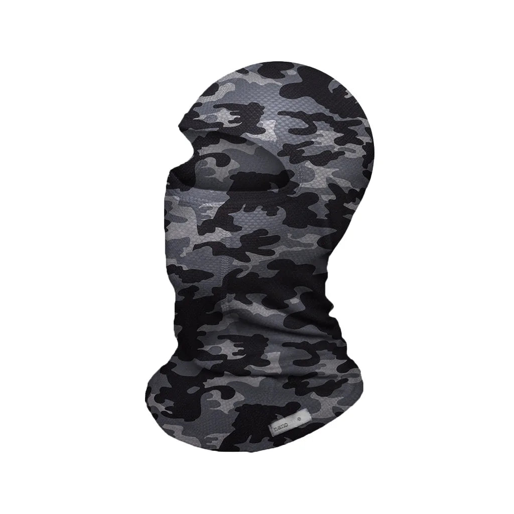 Kukla Nanosilver Camo ski & moto šedá maskáč
