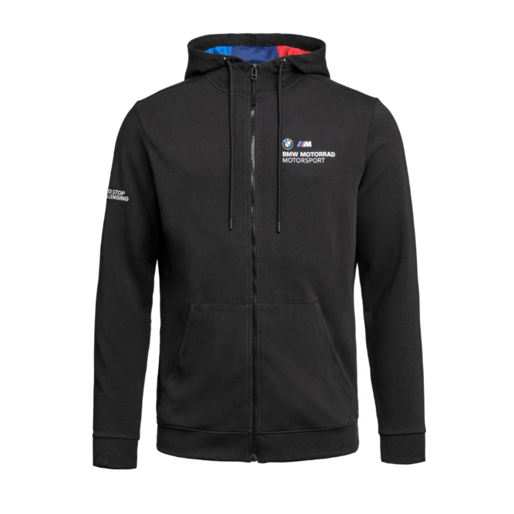 Mikina BMW Motorsport na zip s kapucí pánská černá