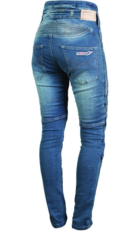 Kalhoty džínové MBW PIPPA dámské modré