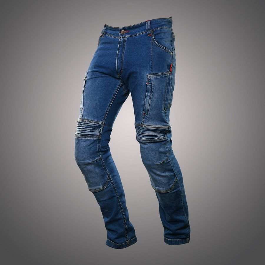 Kalhoty 4SR ClubSport pánské kevlarové modré výprodej