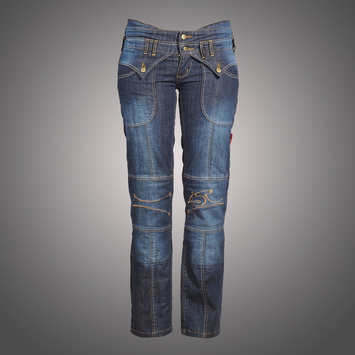 Kalhoty 4SR LadyStar dámské kevlarové modré