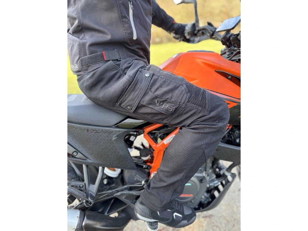 Kalhoty PSí KEVLAR JEANS CABO pánské černé