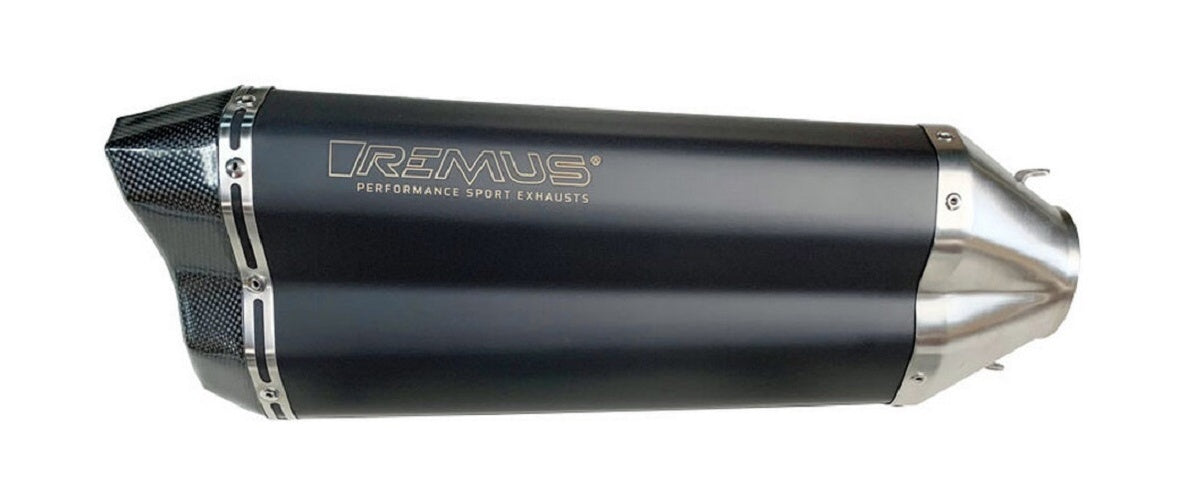Tlumič výfuku REMUS 8 - černý nerez F850/750/800 GS