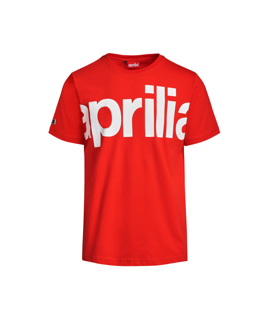 Tričko Aprilia Big logo pánské červené