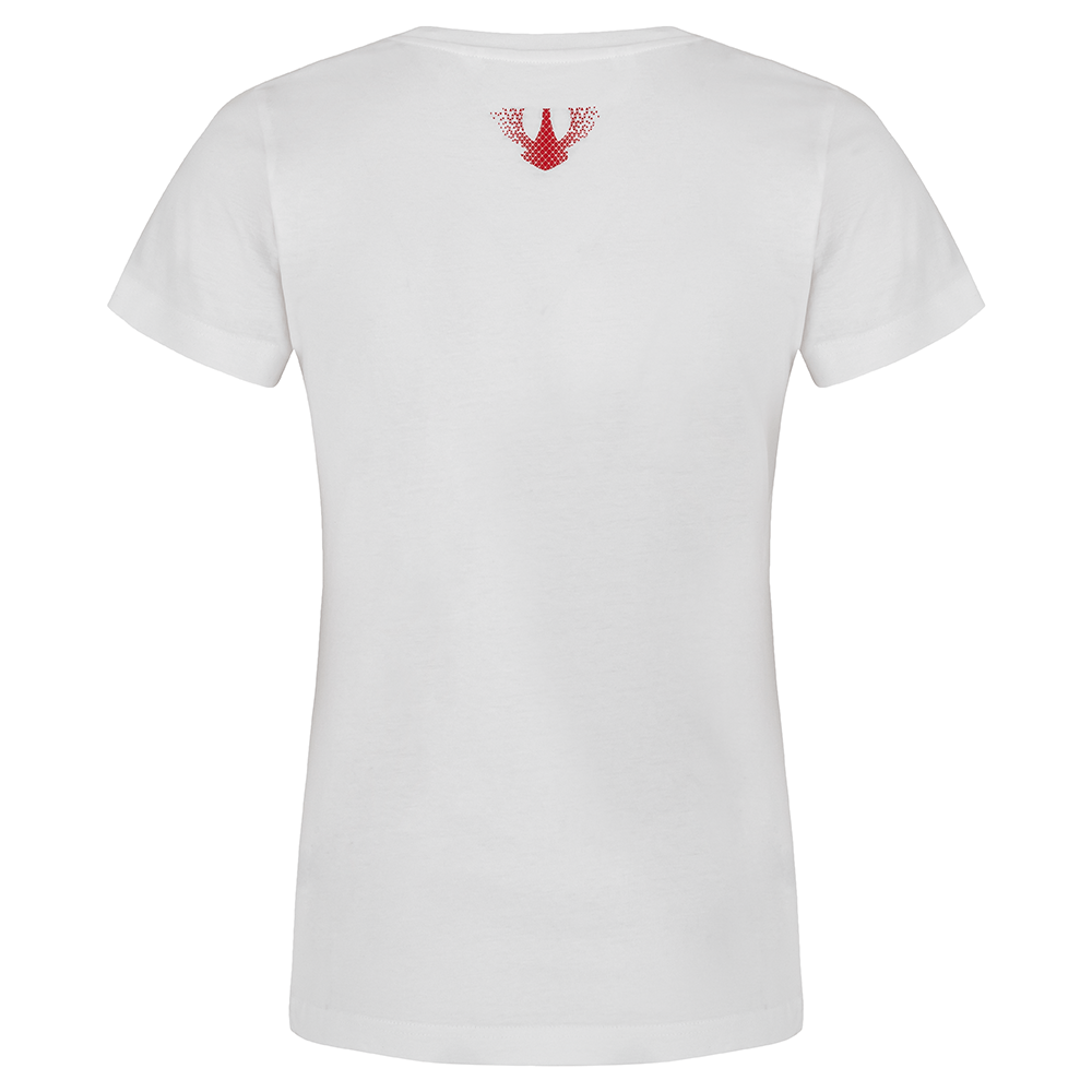 Tričko PSí TEBANO dámské bílá/červená