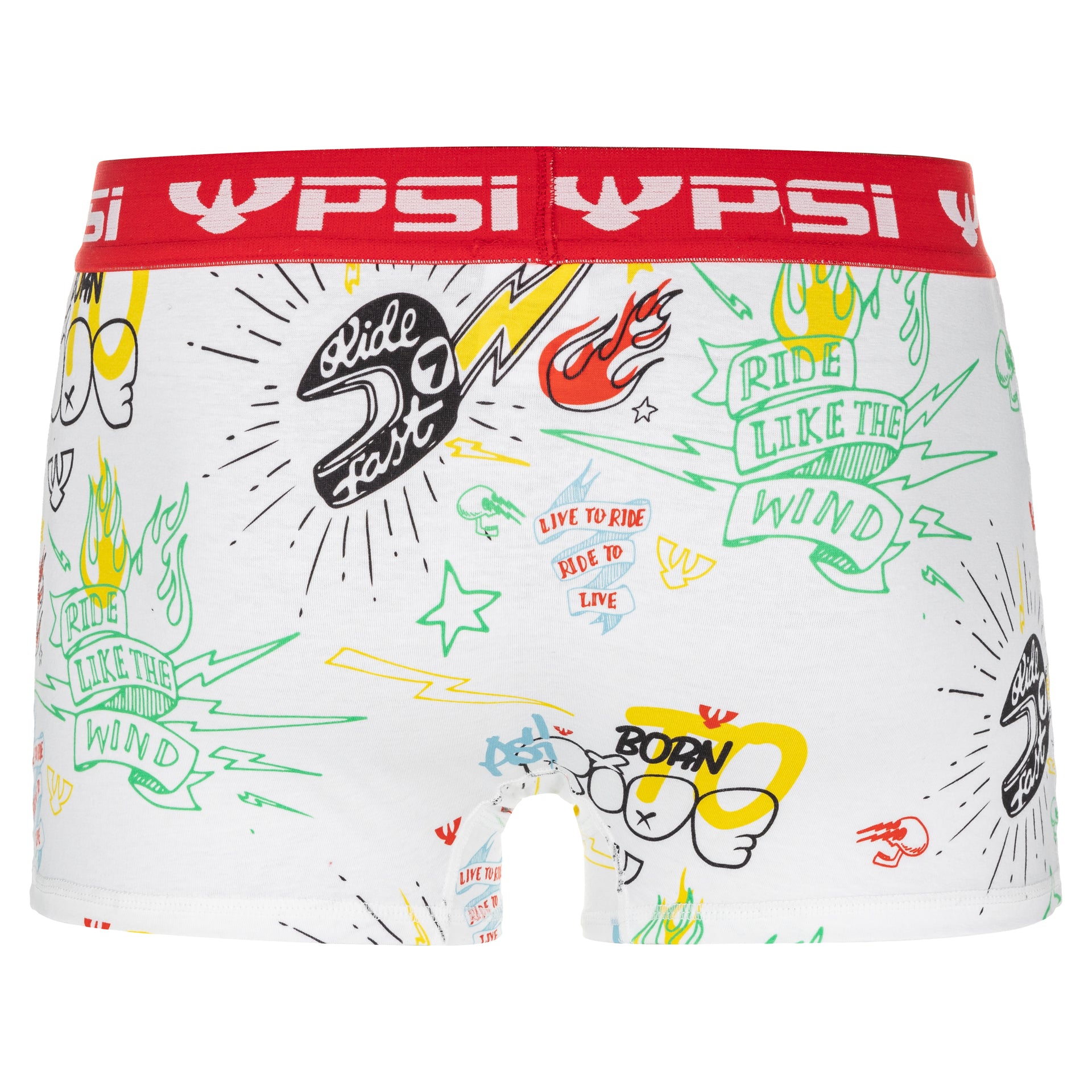 Boxerky PSí ART bílá/červená/žlutá/zelená/modrá