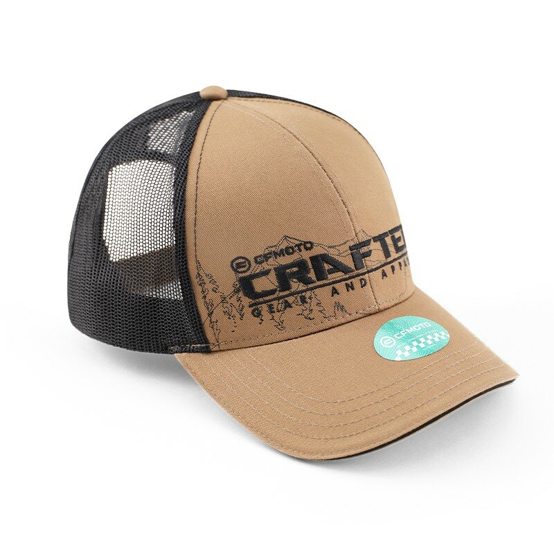 Kšiltovka CFMOTO Crafted unisex hnědá