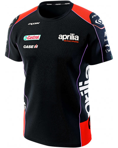 Tričko Aprilia Replic Teamwear 23 pánské černé