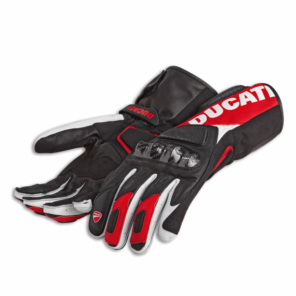 Rukavice Ducati Performance C3 unisex černo-červeno-bílé