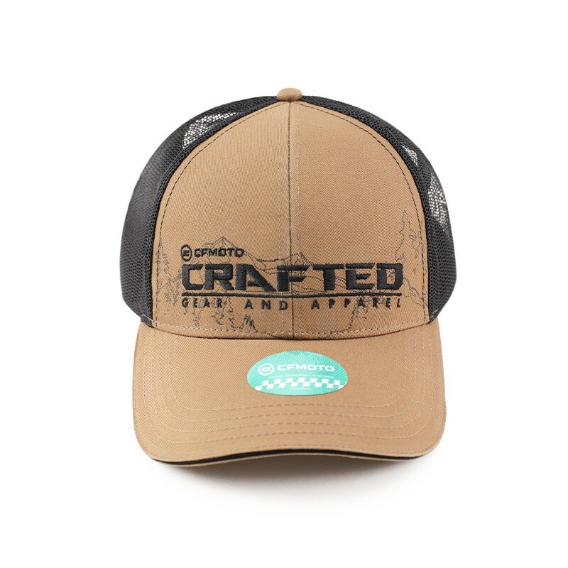 Kšiltovka CFMOTO Crafted unisex hnědá