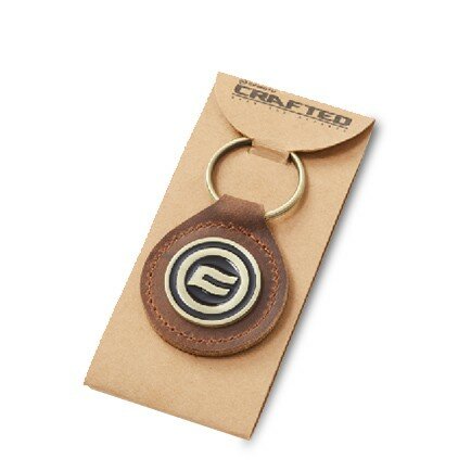 Kožená klíčenka CFMOTO hnědá