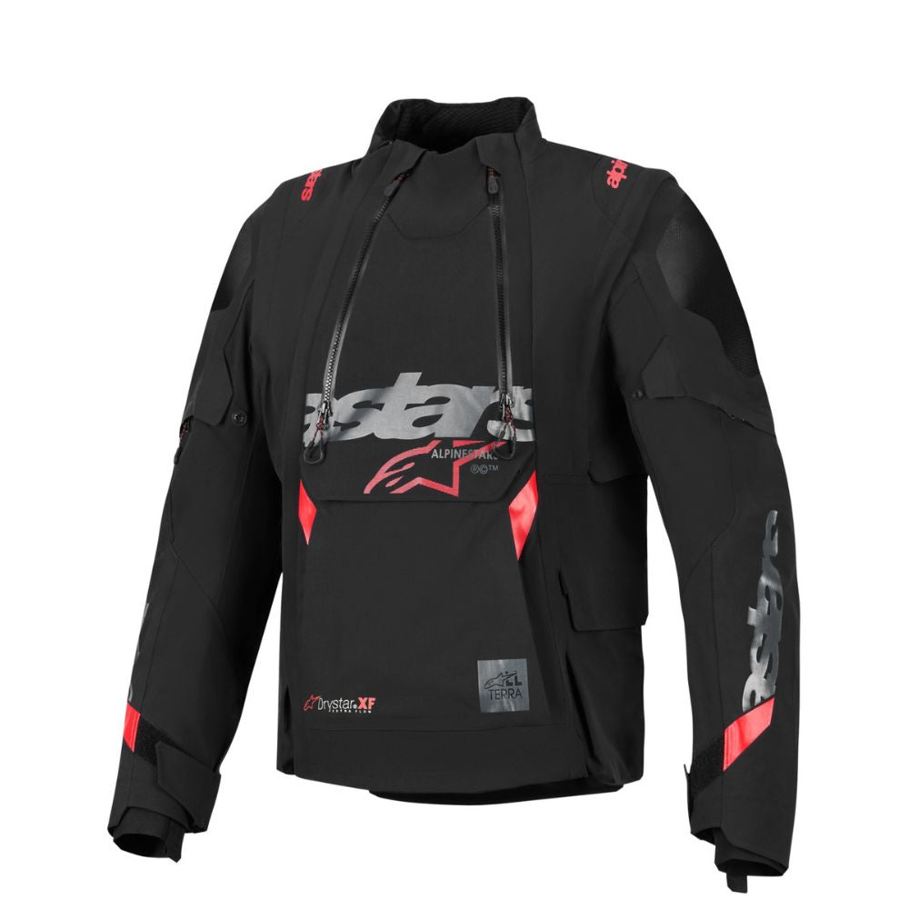 Bunda Alpinestars Halo Pro Drystar XF pánská černá-šedá-červená