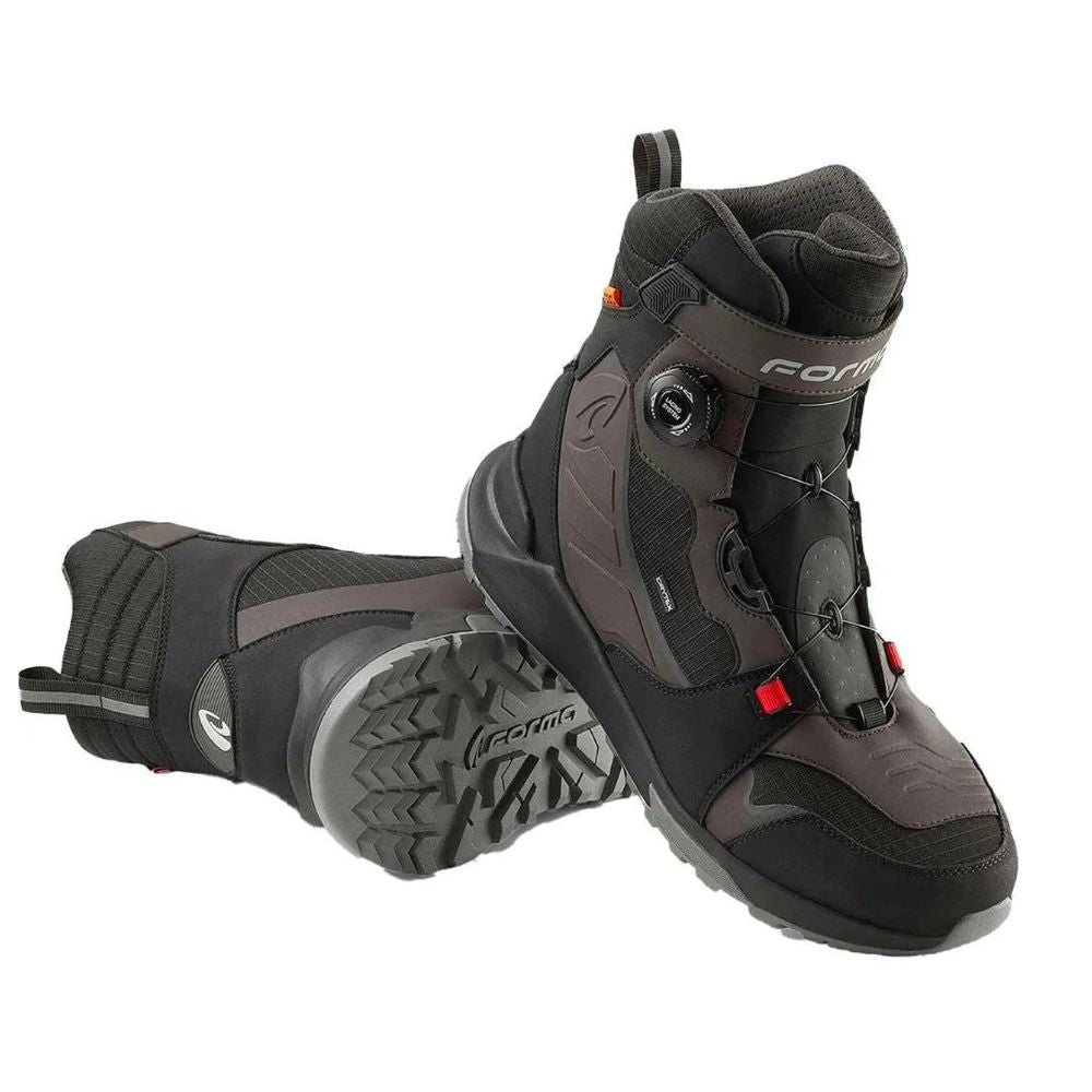 Moto boty FORMA ADV KITE DRY unisex černo/hnědo/antracitové