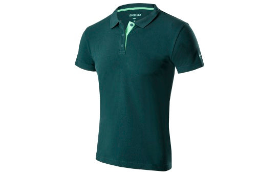 Pánská polokošile v barvě emerald green
