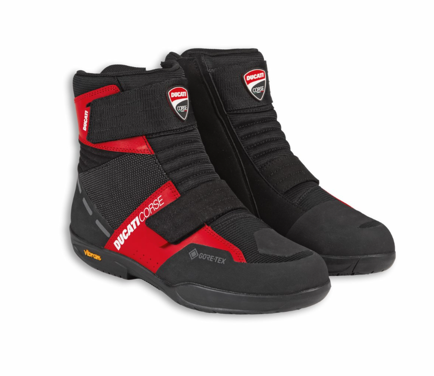 Moto boty Ducati Corse City C3 GTX unisex černo-červené