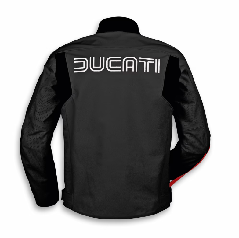 Kožená bunda Ducati Heritage C3 pánská černá