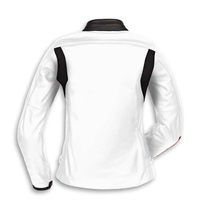 Kožená bunda Ducati Heritage C3 dámská bílá