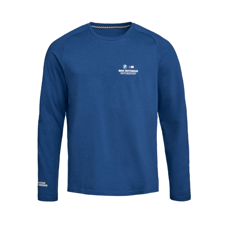 Tričko BMW Motorsport dlouhý rukáv pánské modré