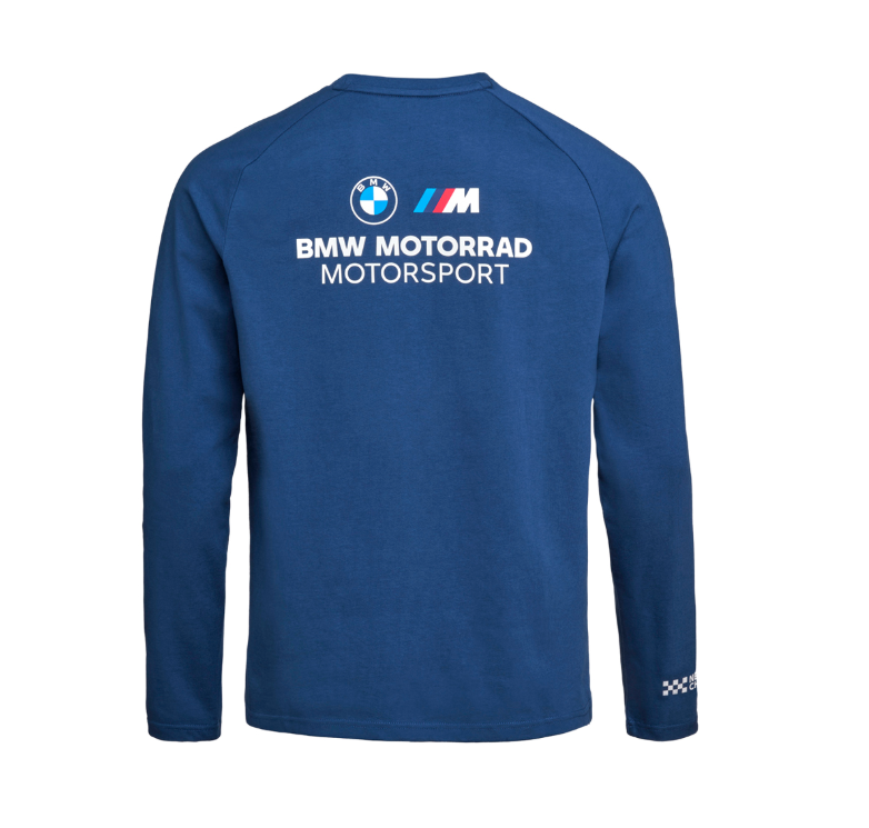 Tričko BMW Motorsport dlouhý rukáv pánské modré