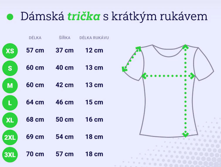 Tričko Nanosilver dámské s krátkým rukávem bílé