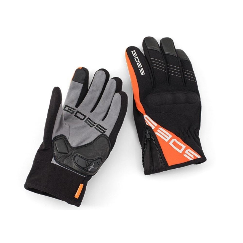 Letní rukavice GOES unisex černo-oranžové