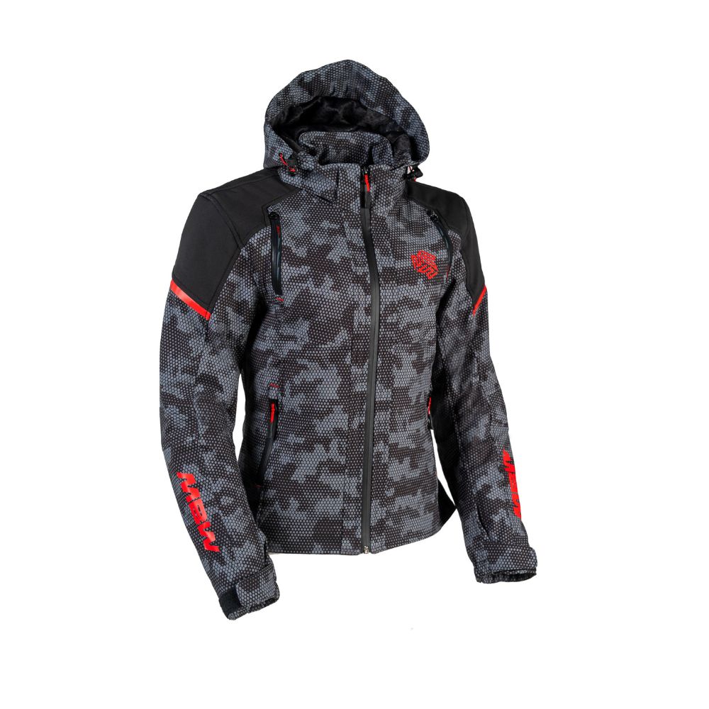 Softshellová bunda MBW ROADSTAR RED dámská červeno/černá