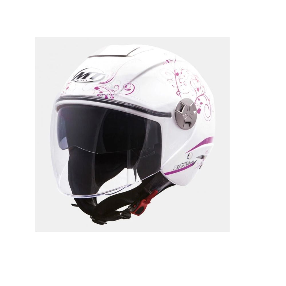 Přilba MT CITY ELEVEN BELLA GLOSS WHITE/PURPLE