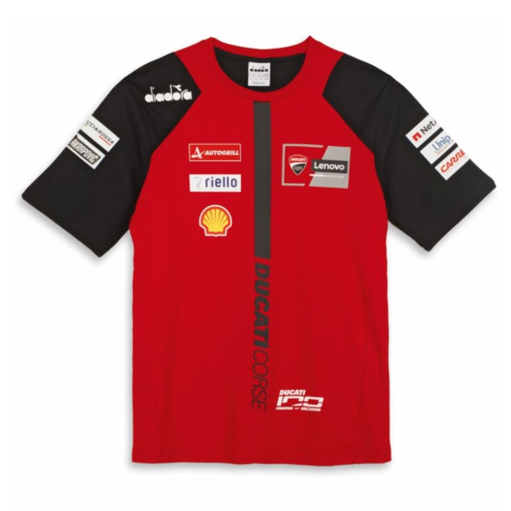 Tričko Ducati GP Team Replica 26 pánské červeno-černé