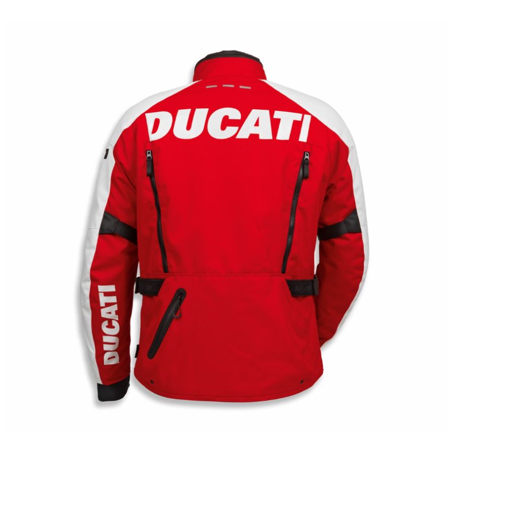 Textilní bunda Ducati Tour C5 pánská červeno-bílá