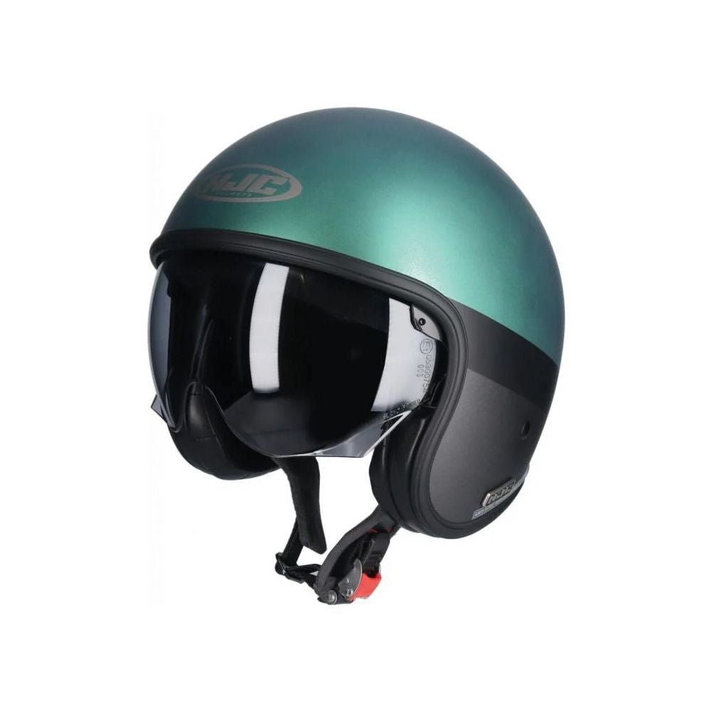 Přilba HJC V30 Perot zelená perleť