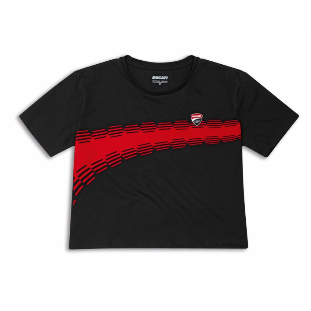 Tričko Ducati Corse Livery dámské červeno-černé