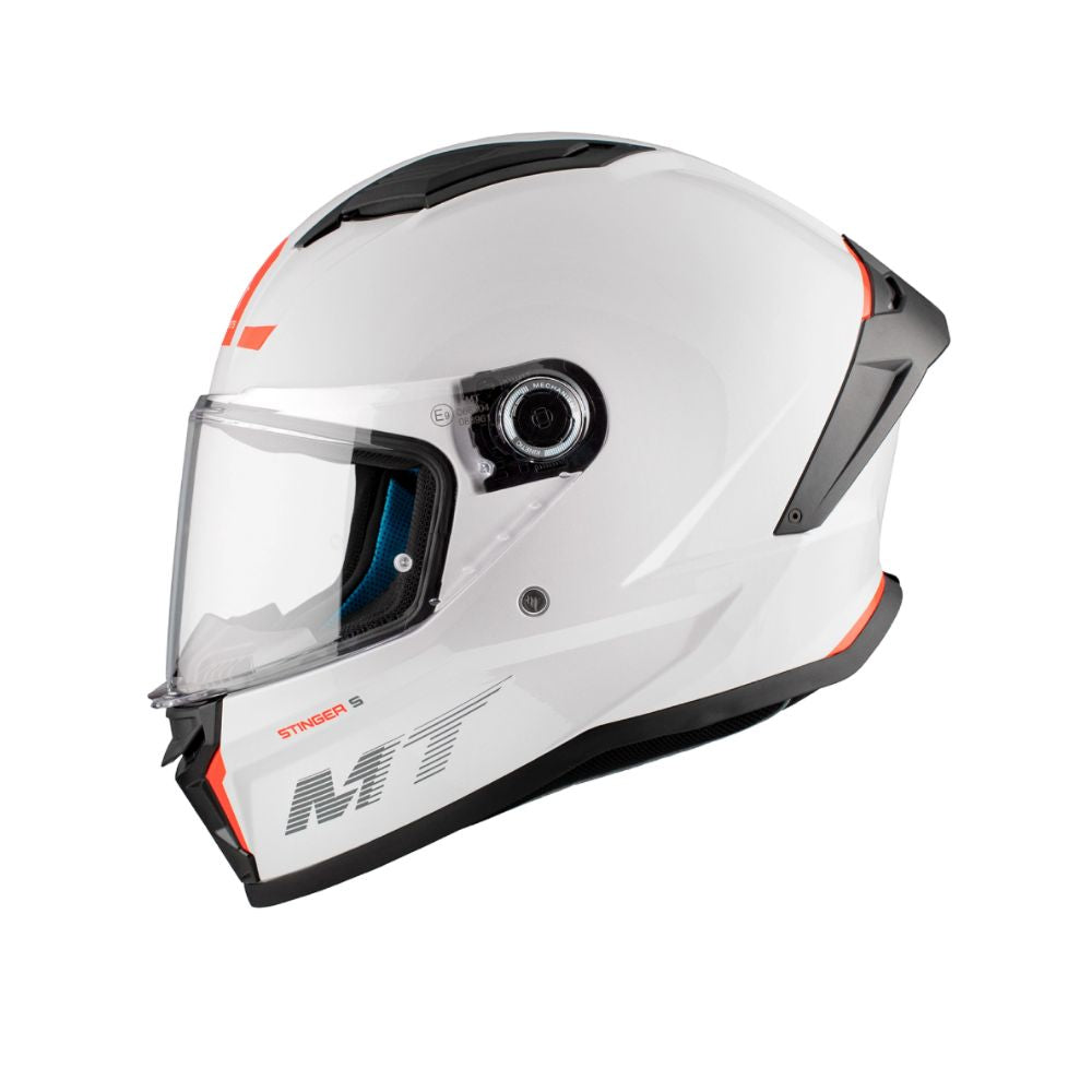 Přilba MT STINGER 2 Solid bílá lesklá