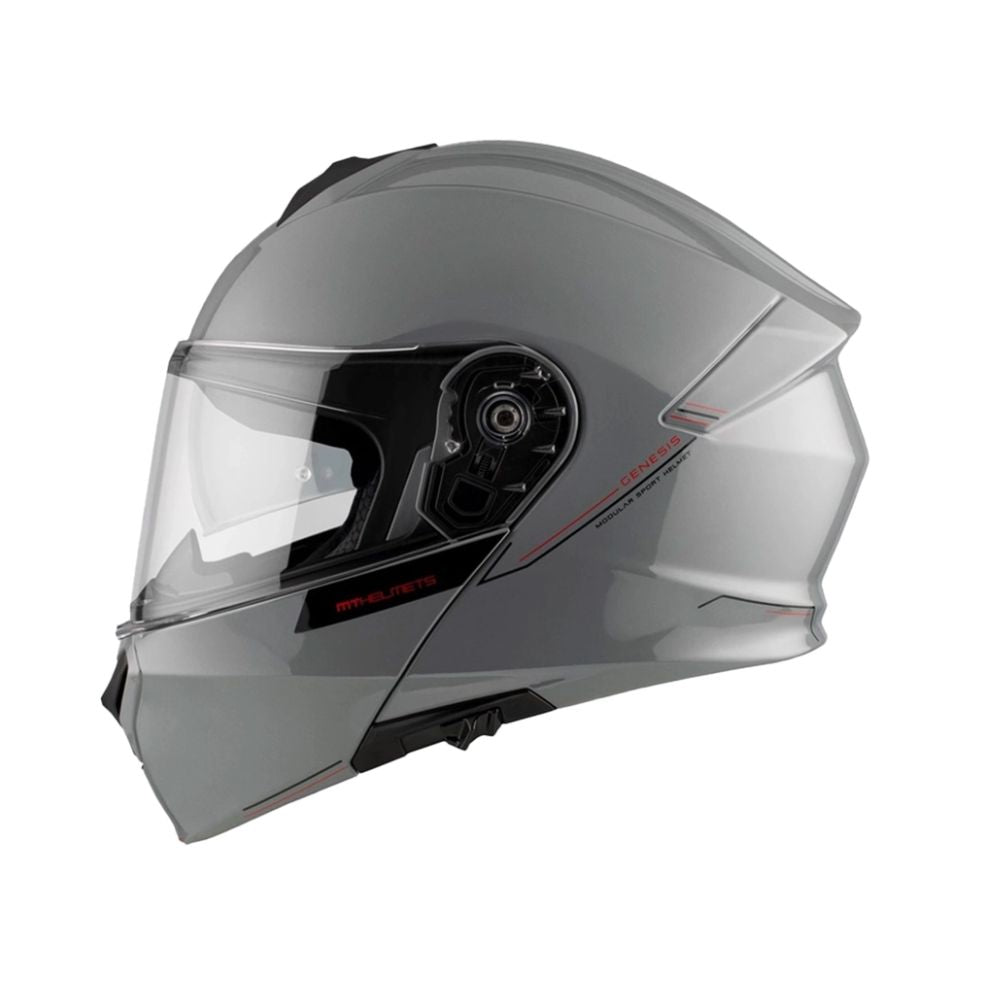 Přilba MT GENESIS SV Solid A12 šedá lesklá