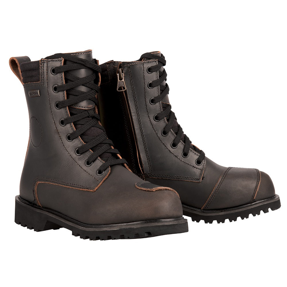 Boty Oxford Magdalen waterproof dámské černo-hnědé
