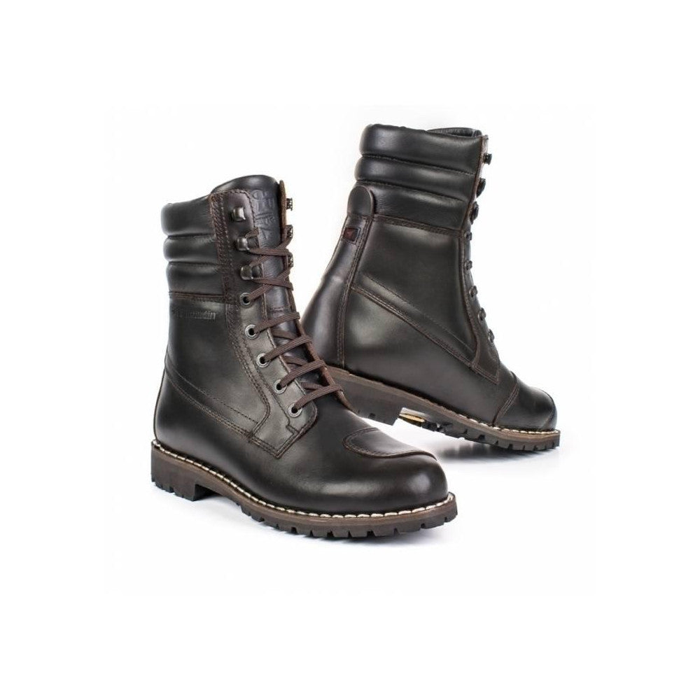 Moto boty STYLMARTIN YU'ROK WP unisex hnědé