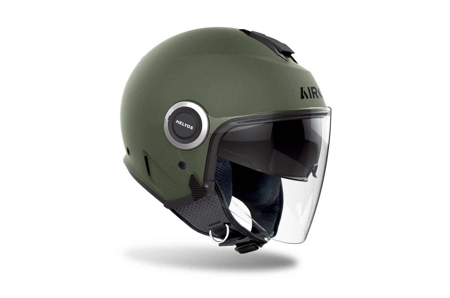 Přilba Airoh Helyos Color matná zelená military