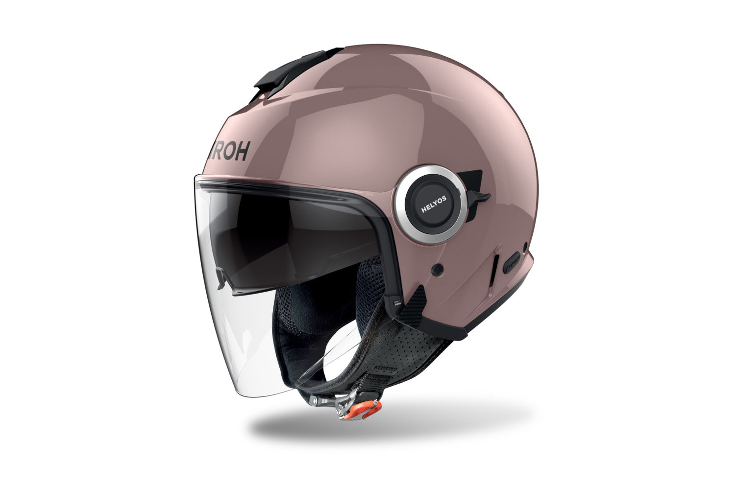 Přilba Airoh Helyos Color metalická růžová