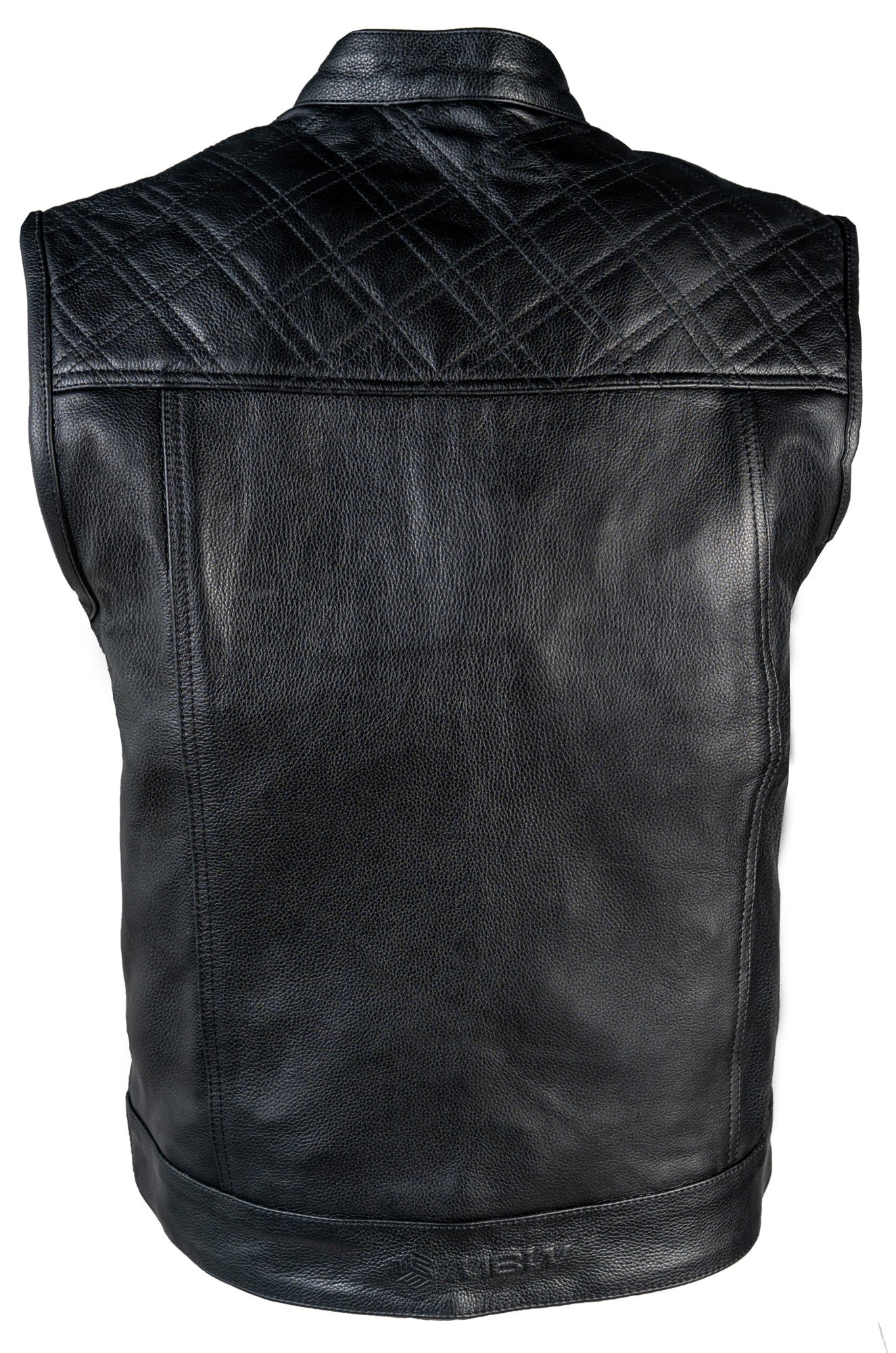 Kožená vesta MBW DURO pánská černá