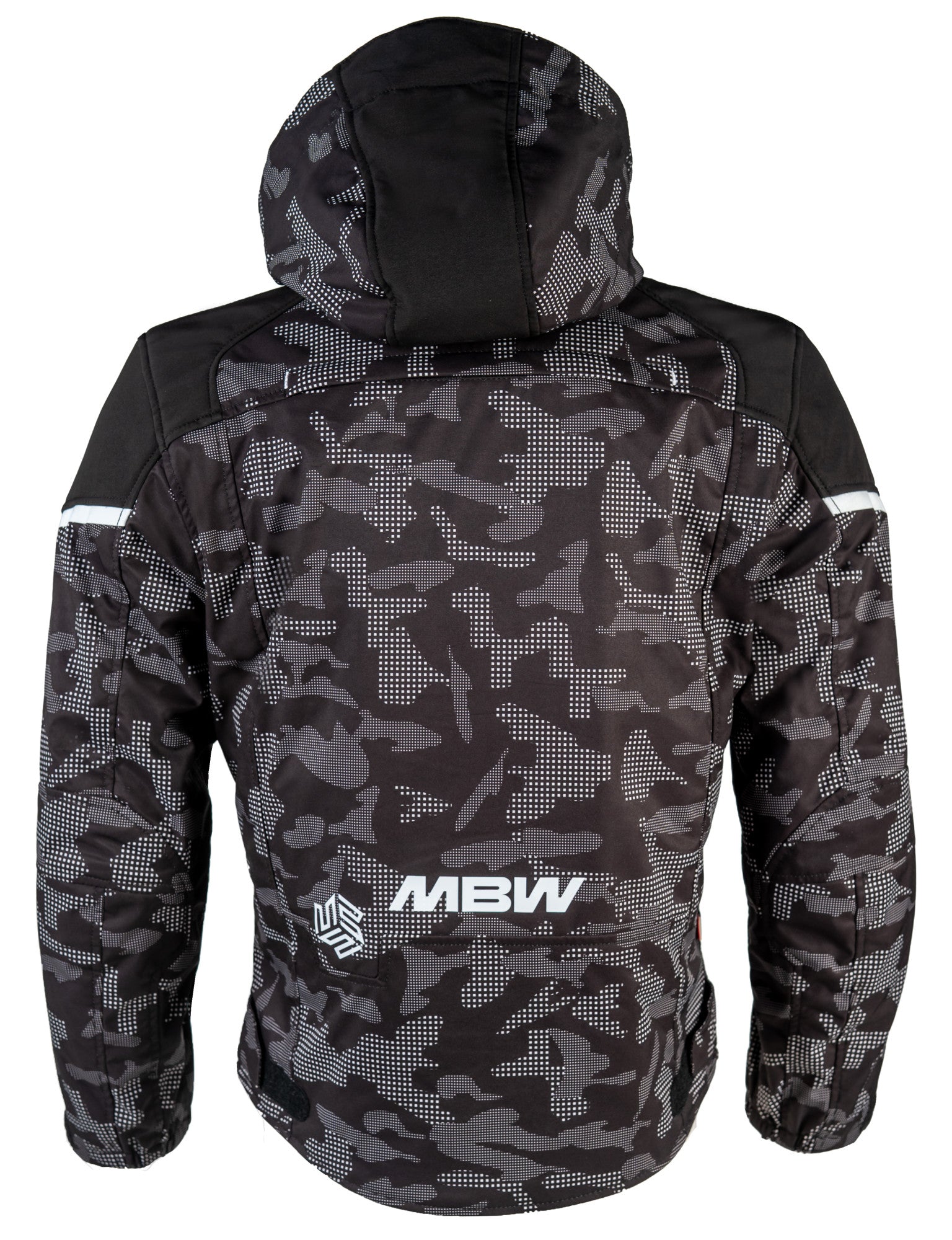 Softshellová bunda MBW ROADSTAR WHITE pánská bílo/černá