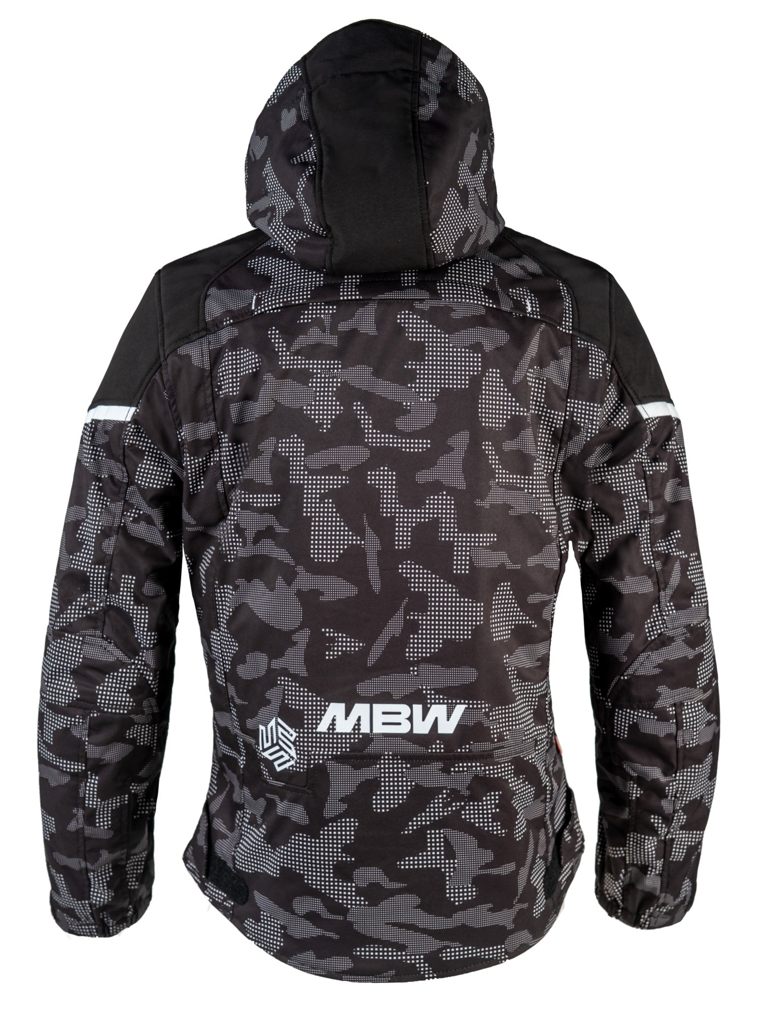 Softshellová bunda MBW ROADSTAR WHITE dámská bílo/černá